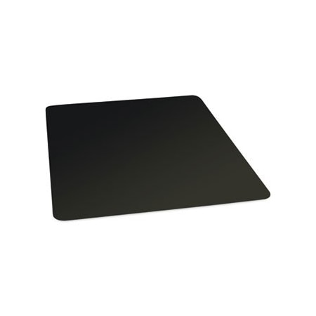 E.S. Robbins Floor+Mate, For Hard Floor to Medium Pile Carpet up to 0.75in, 46 x 48, Black 121542